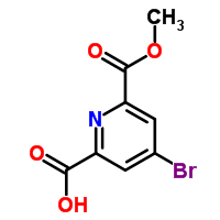 4-bromo-6-(methoxycarbonyl)picolinic acid